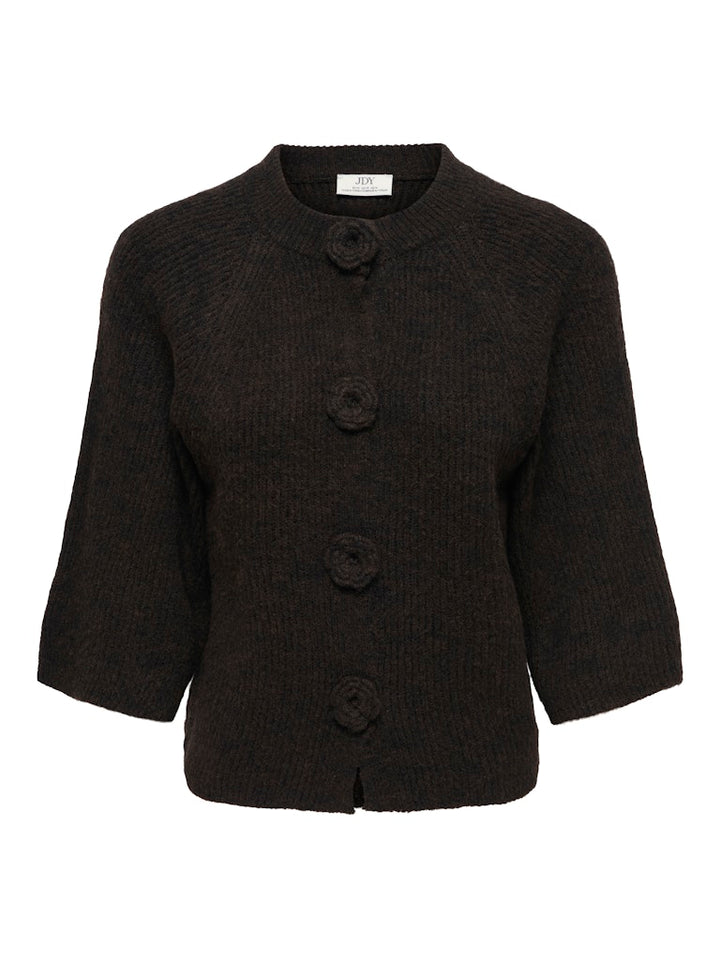 Jdyhailey 3/4 Rose Cardigan Knt - Bruin
