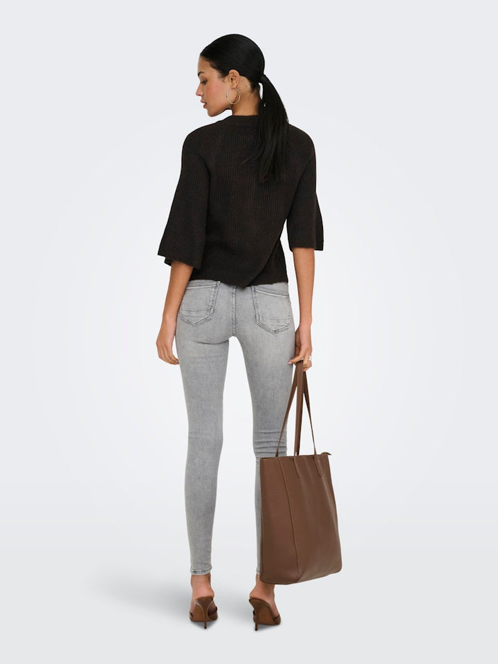 Jdyhailey 3/4 Rose Cardigan Knt - Bruin