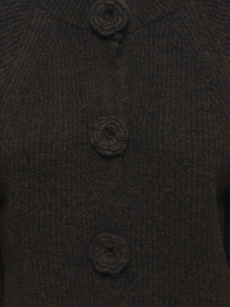 Jdyhailey 3/4 Rose Cardigan Knt - Bruin