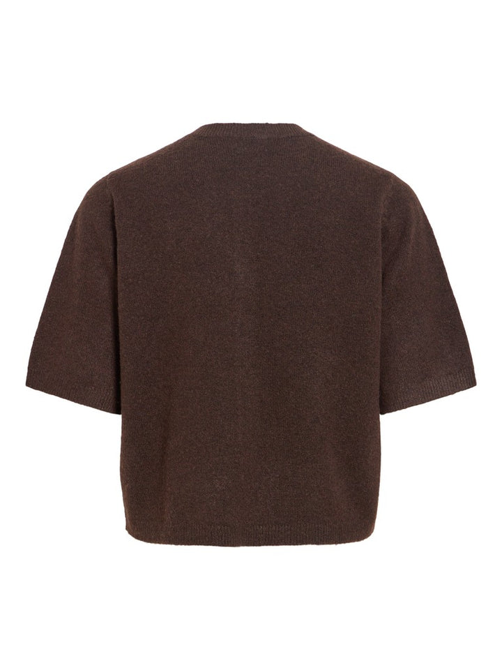 Viliga 2/4 O-neck Knit Cardigan - Noos - Bruin