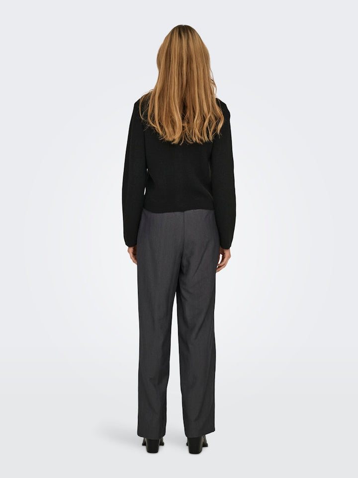 Jdykim Ls On Button Cardigan - Zwart