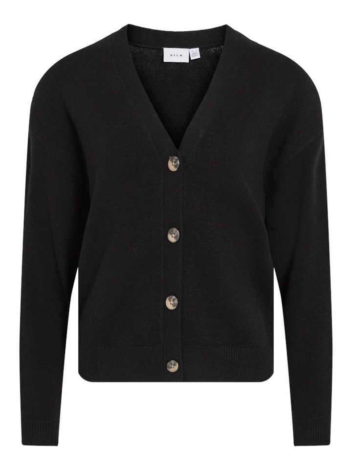 Viril V-neck Knit Cardigan - Noos - Zwart