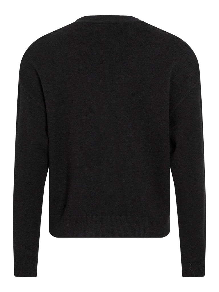 Viril V-neck Knit Cardigan - Noos - Zwart