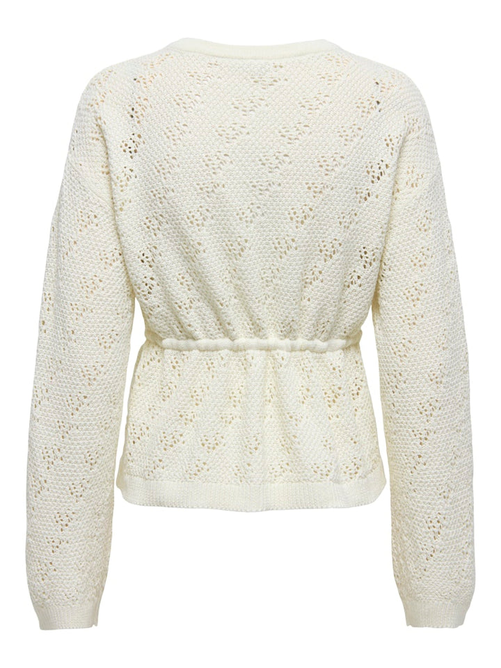 Onlelke Life Ls Cardigan Cc Knt - Off-white