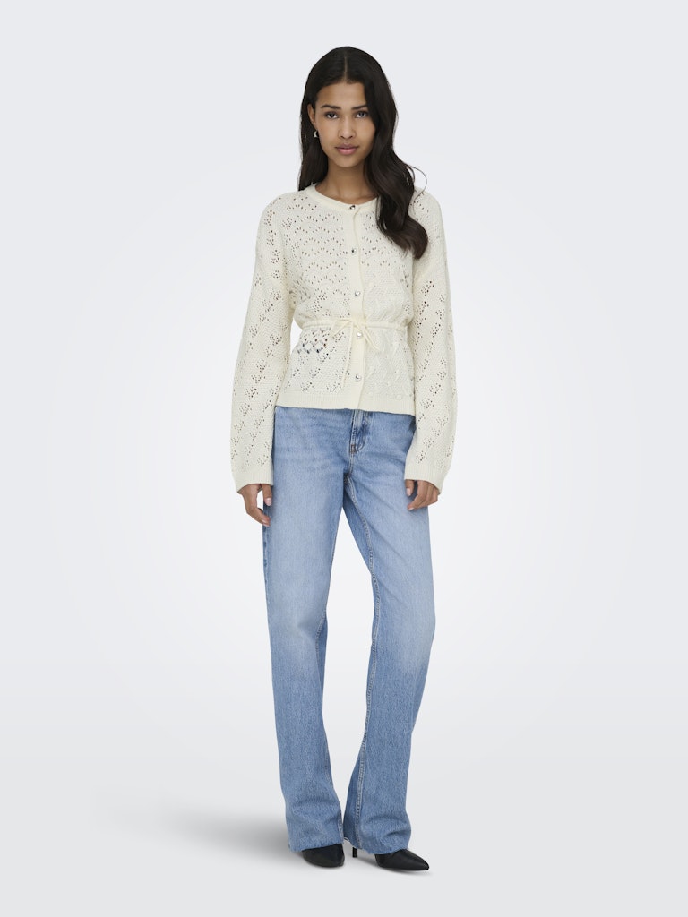 Onlelke Life Ls Cardigan Cc Knt - Off-white