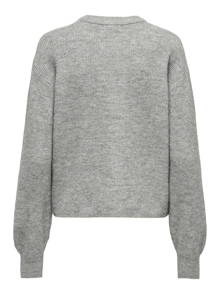 Jdylumi Life L/s Button Cardiga Knt Noos - Grijs Melee