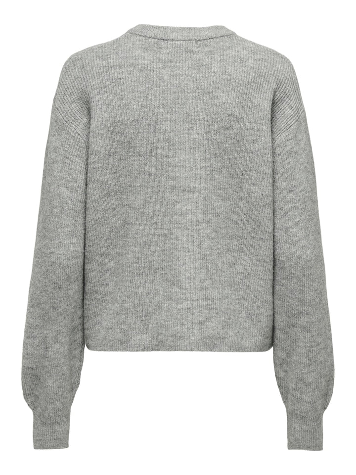 Jdylumi Life L/s Button Cardiga Knt Noos - Grijs Melee