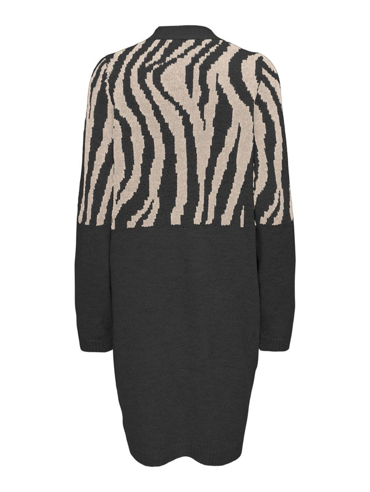 Onljade Zebra Ls Cardigan Cc Knt - Zwart Dessin