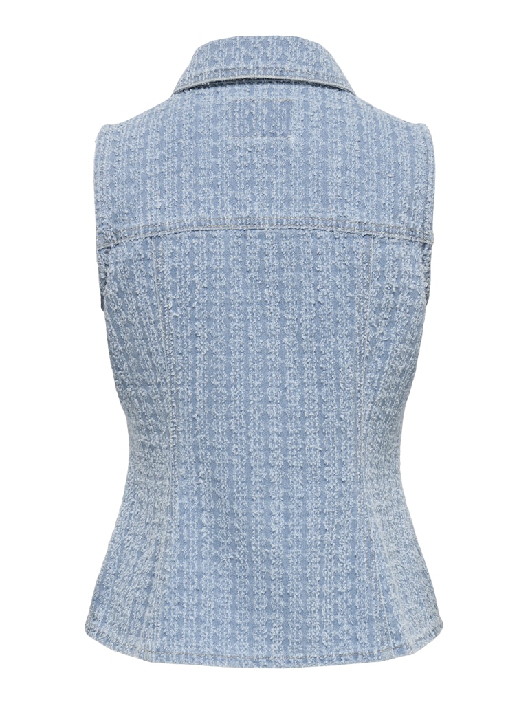 Onltylar S/l Dnm Boucle Waistcoat - Lichtblauw