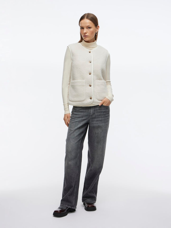 Viada Teddy Vest - Off-white