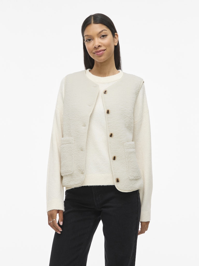 Viada Teddy Vest - Off-white