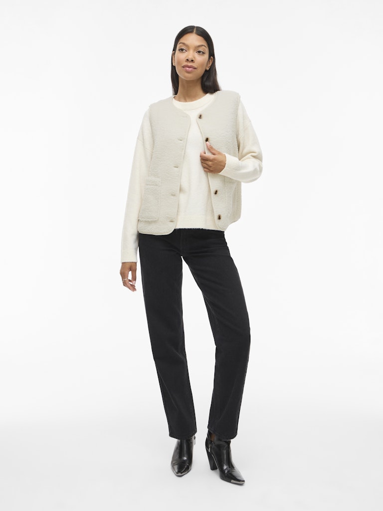 Viada Teddy Vest - Off-white