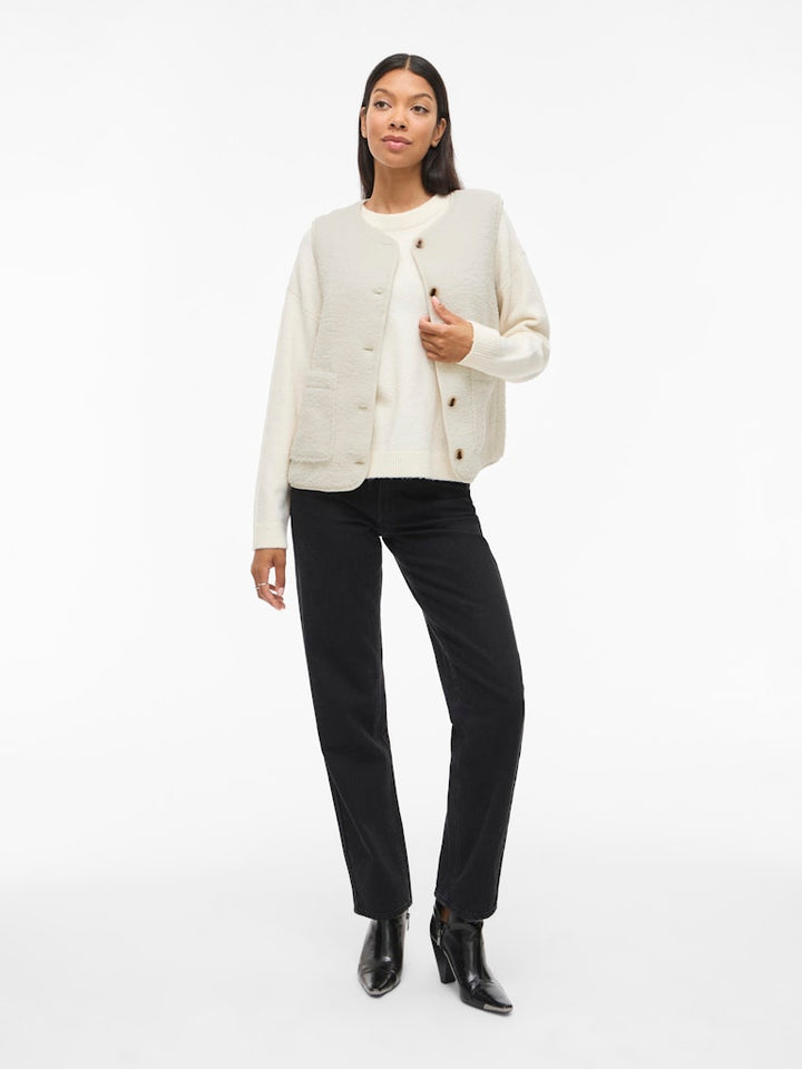 Viada Teddy Vest - Off-white