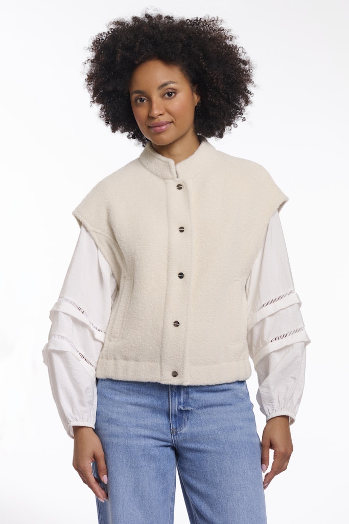 Boxy Waistcoat - Off-white