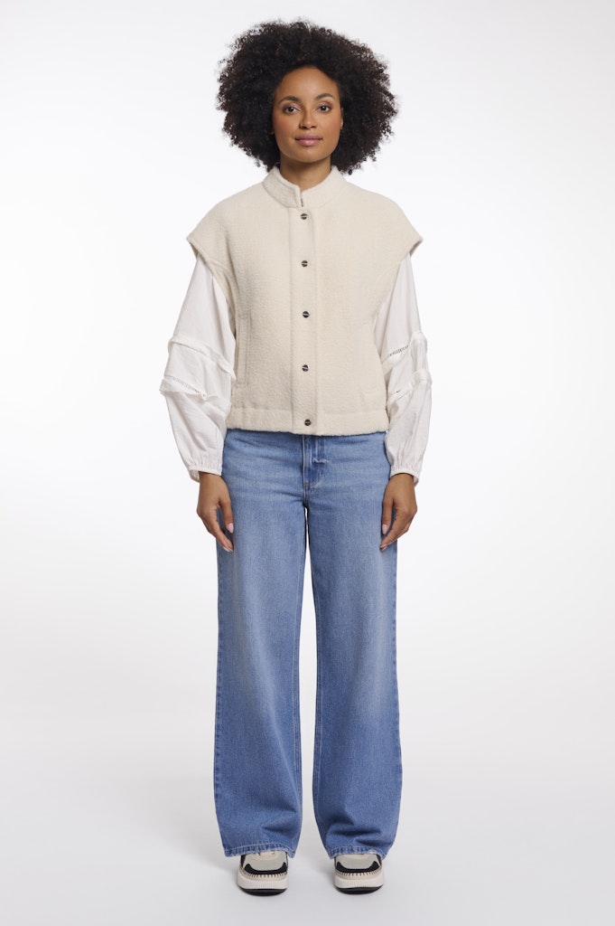 Boxy Waistcoat - Off-white