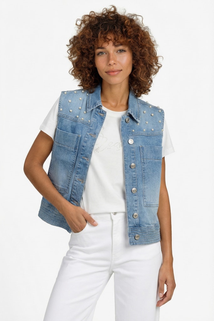 Ferelith Gilet - Lichtblauw