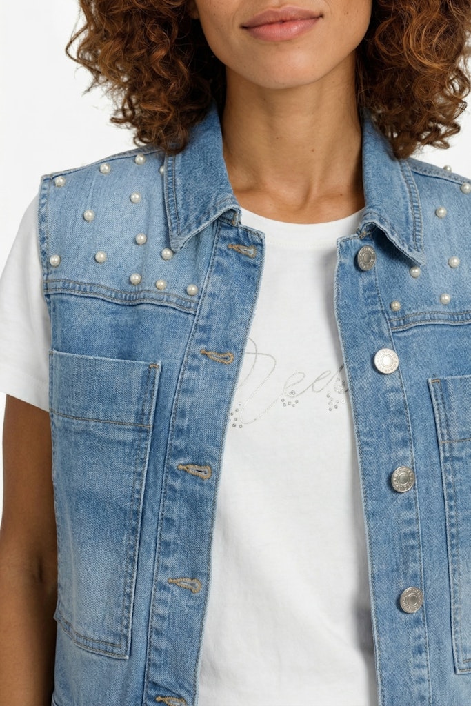 Ferelith Gilet - Lichtblauw