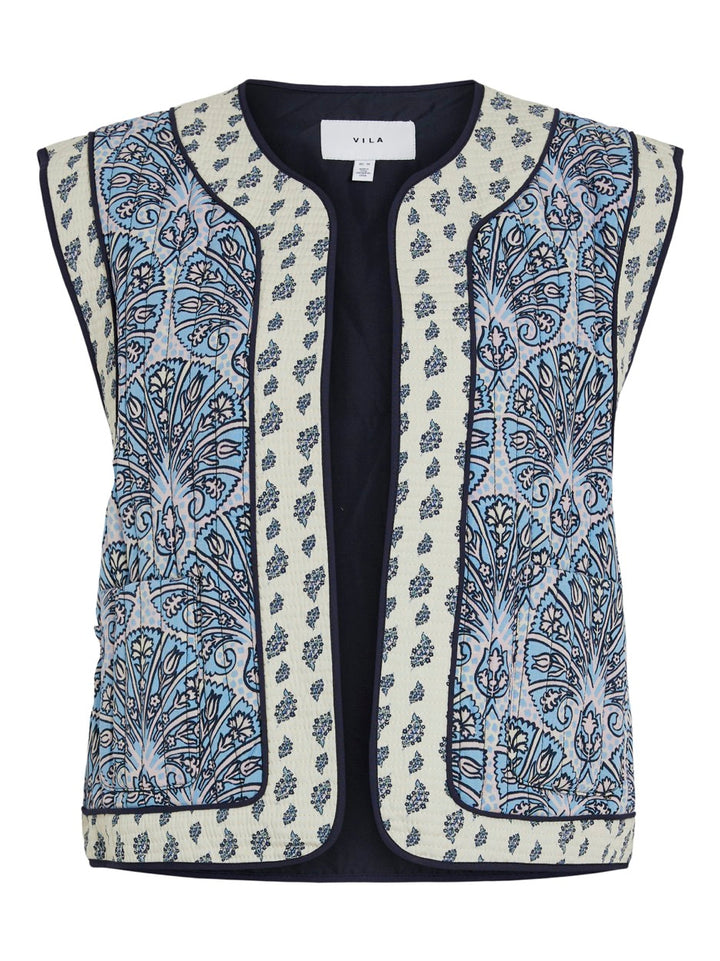 Videlphine S/l Vest/r/1 - Blauw Dessin