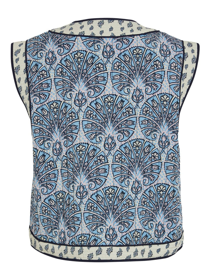 Videlphine S/l Vest/r/1 - Blauw Dessin