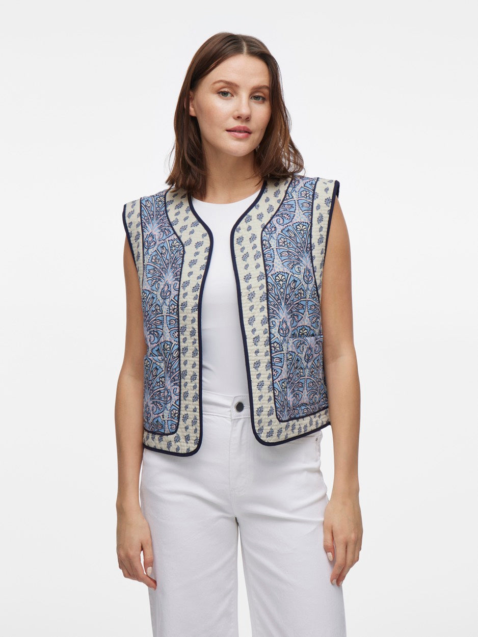 Videlphine S/l Vest/r/1 - Blauw Dessin