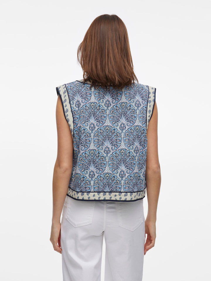 Videlphine S/l Vest/r/1 - Blauw Dessin