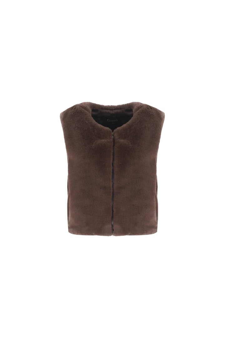 Lalita Gilet - Bruin Dessin