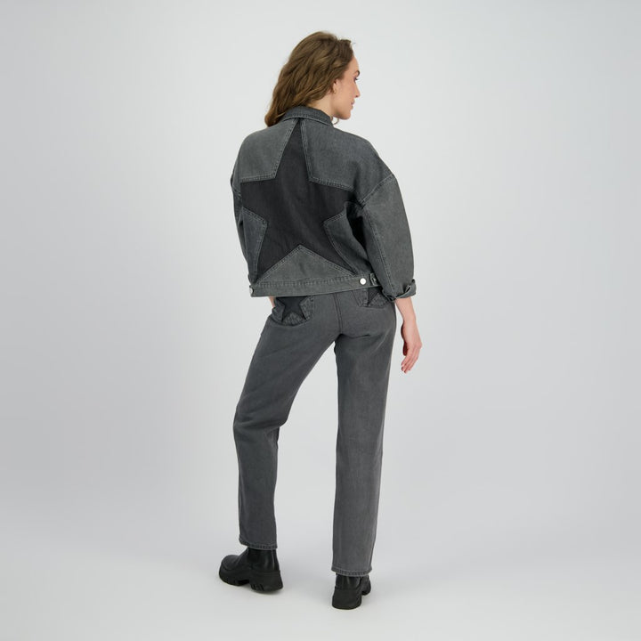 Veronica Star Jacket - Grey Denim
