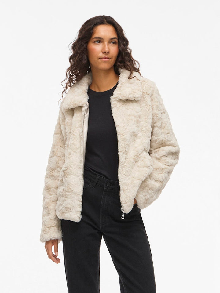 Vidorte L/s Jacket/pb - Off-white