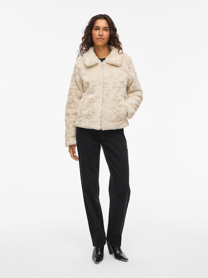 Vidorte L/s Jacket/pb - Off-white