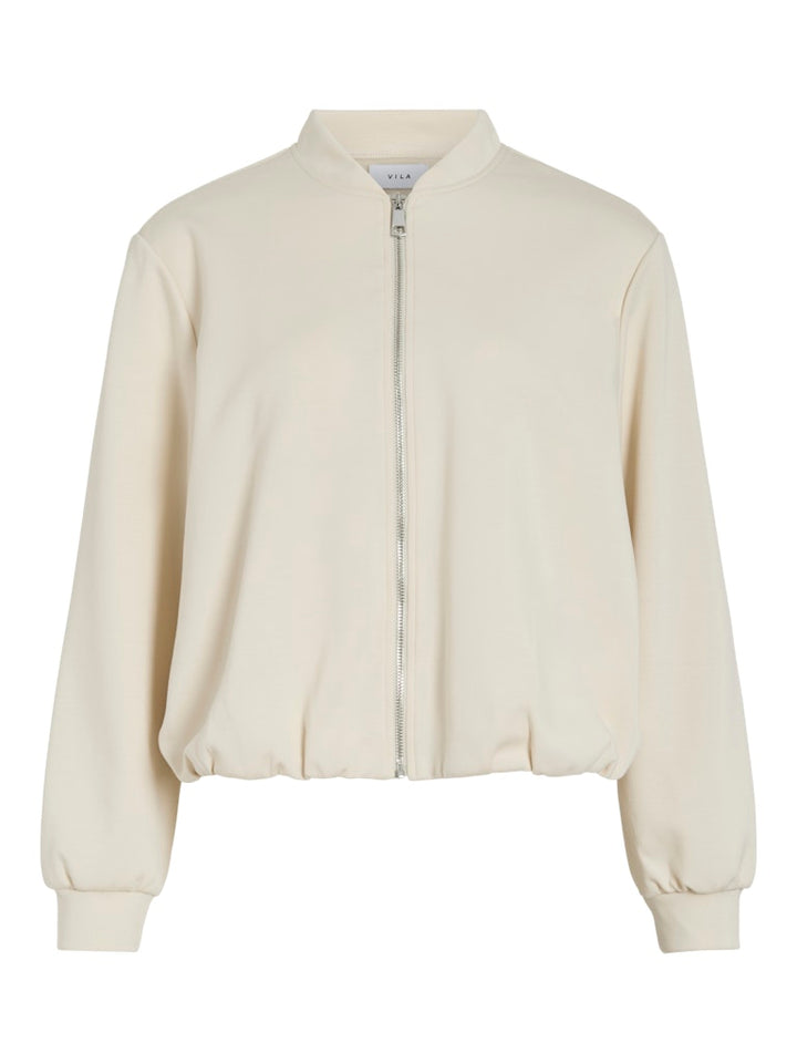 Vianyera O-neck L/s Shacket - Ecru