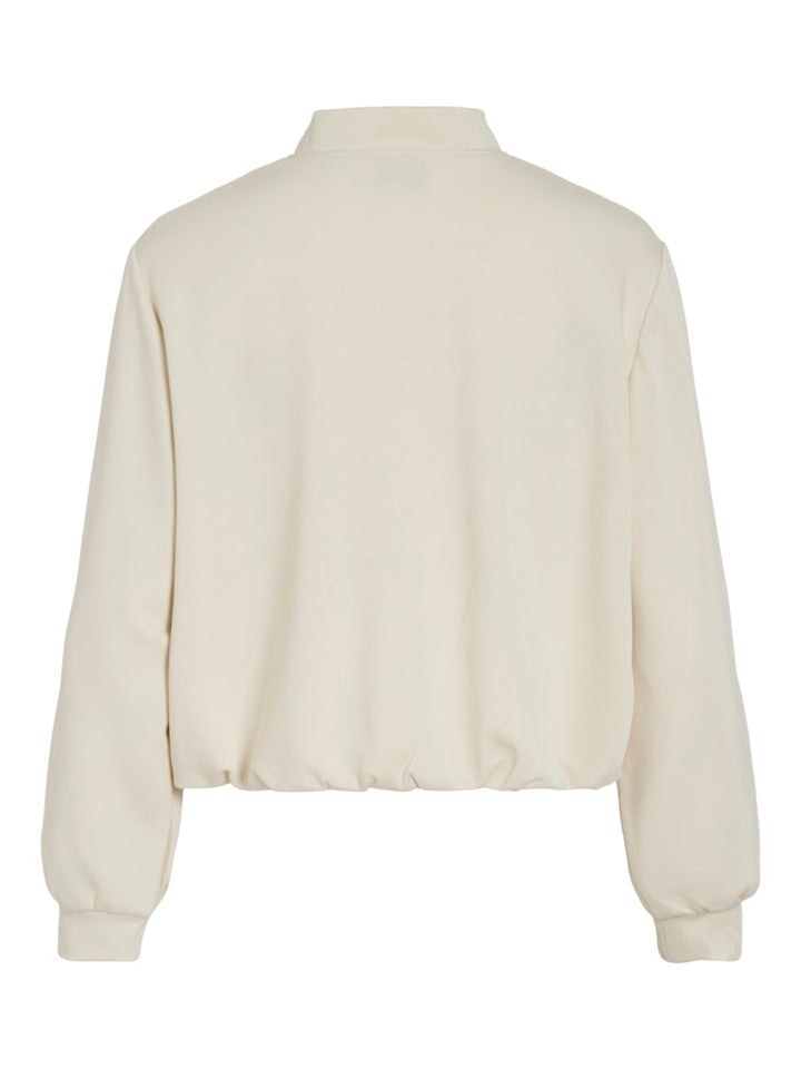 Vianyera O-neck L/s Shacket - Ecru