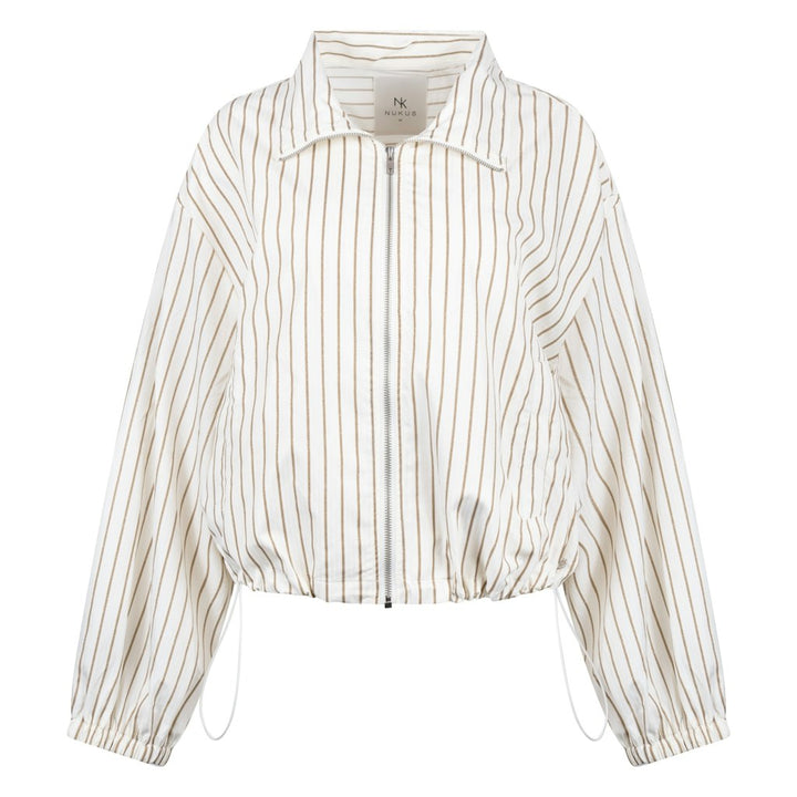 Jade Jacket Stripe - Ecru Dessin