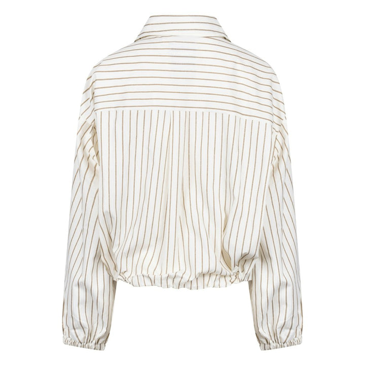 Jade Jacket Stripe - Ecru Dessin