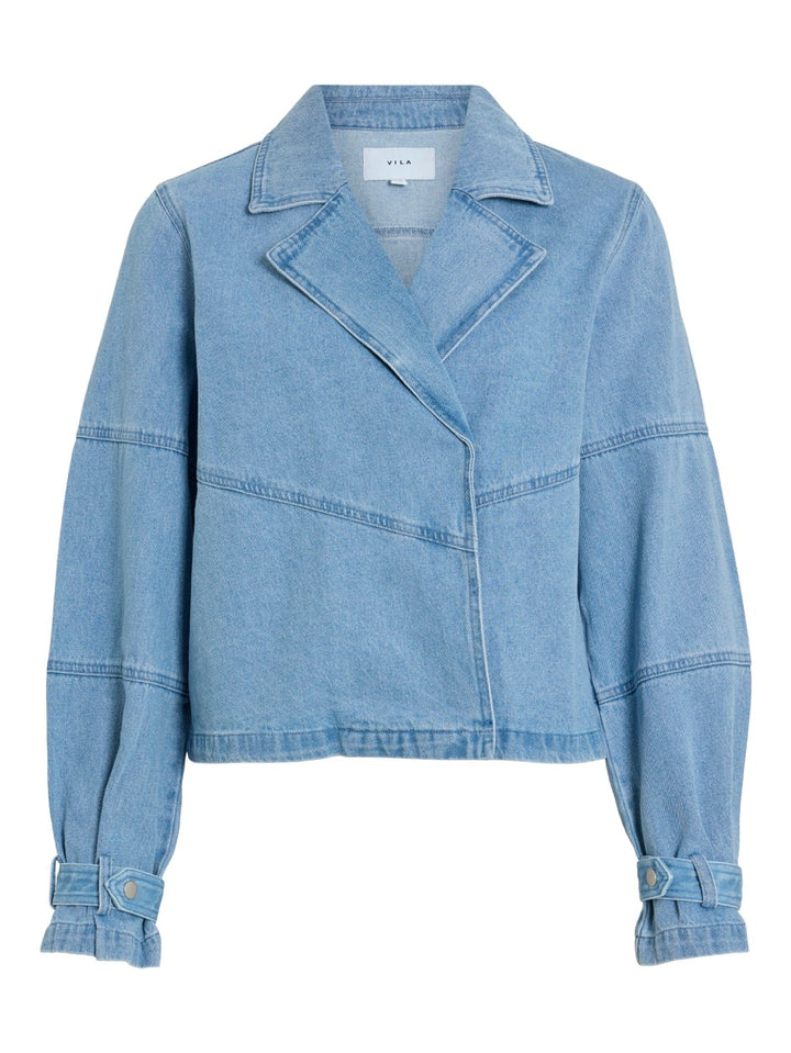 Vivikea Denim Trenchcoat Jacket - Blue Denim