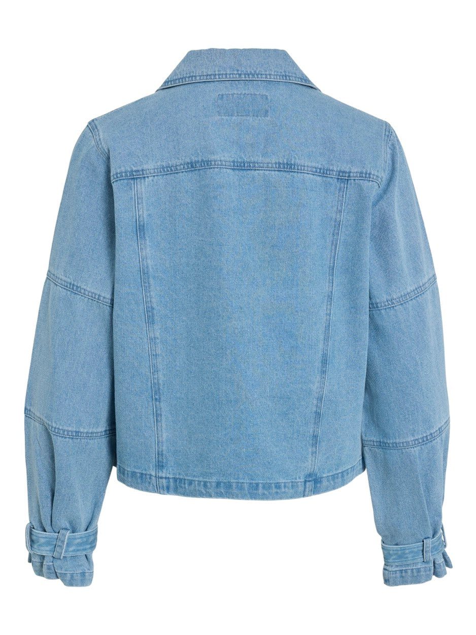 Vivikea Denim Trenchcoat Jacket - Blue Denim