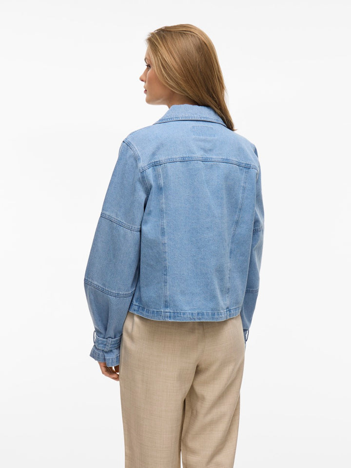 Vivikea Denim Trenchcoat Jacket - Blue Denim