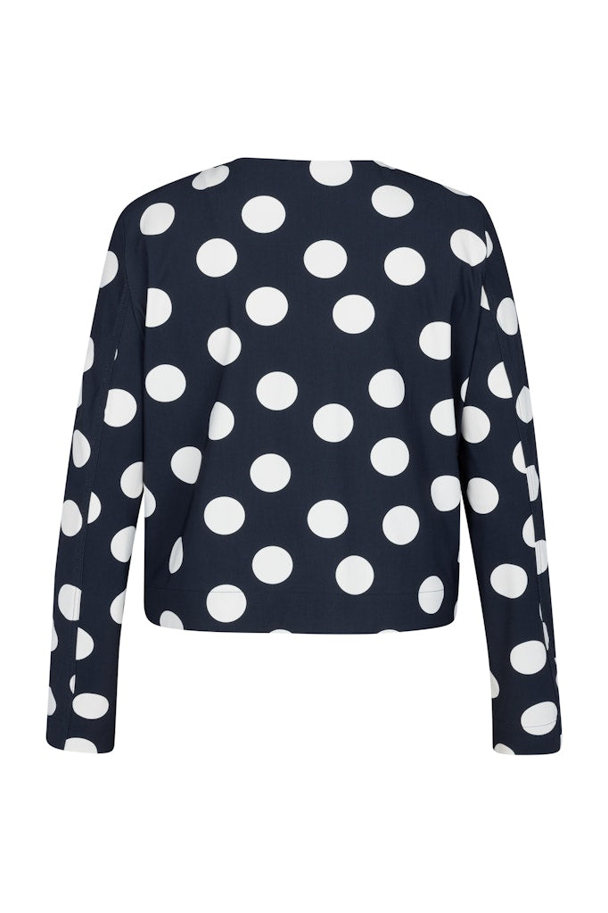 Charlot Polkadot Jacket - Blauw Dessin