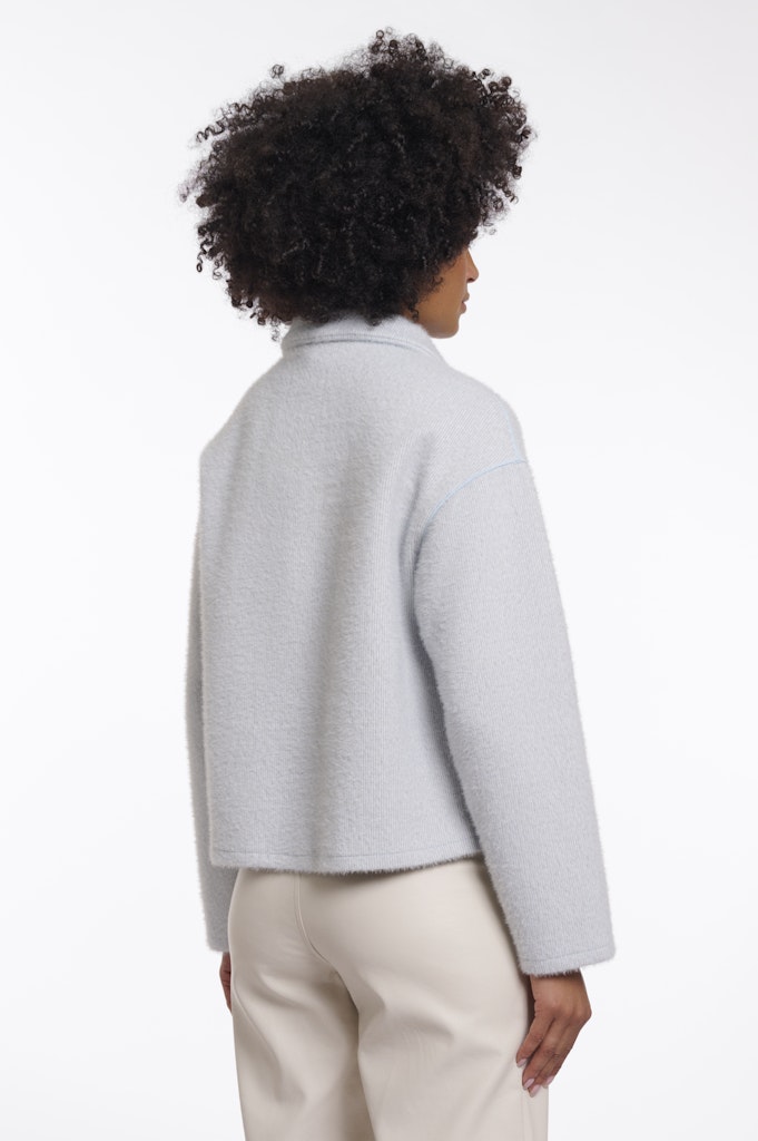 Single Breasted Jacket - Blauw Dessin