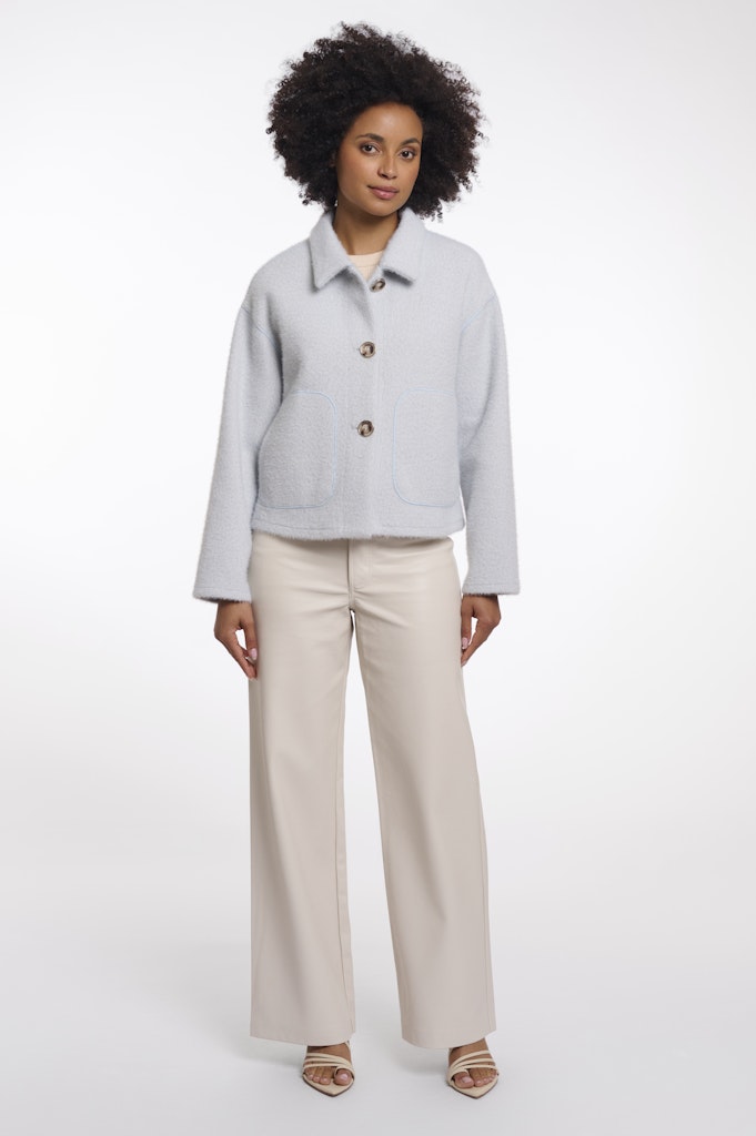 Single Breasted Jacket - Blauw Dessin