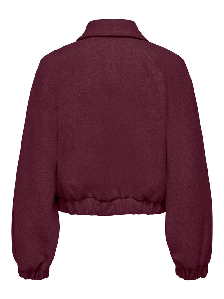 Onlnancy Life Collar Jacket Cc Otw - Bordeaux