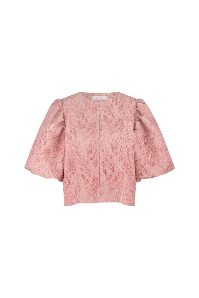 Hanne Jacquard Jacket - Roze