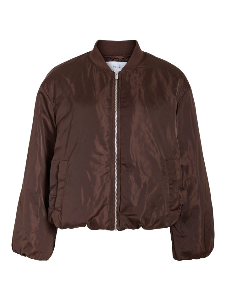 Vibillie Ls Bomber Jacket - Bruin