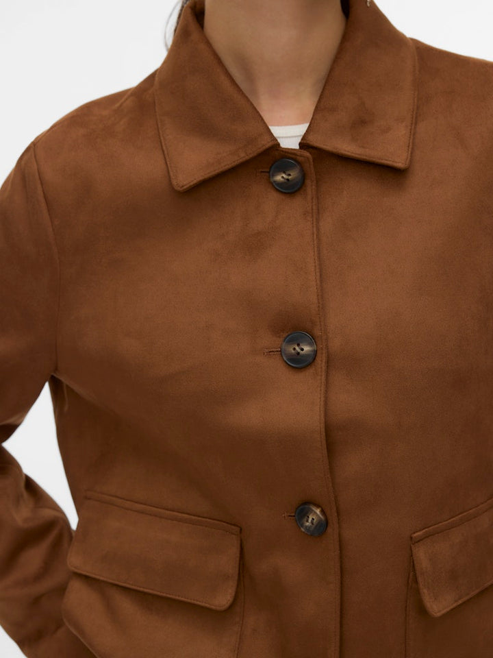 Vmjose Kelly Short Jacket Ga Noos - Cognac