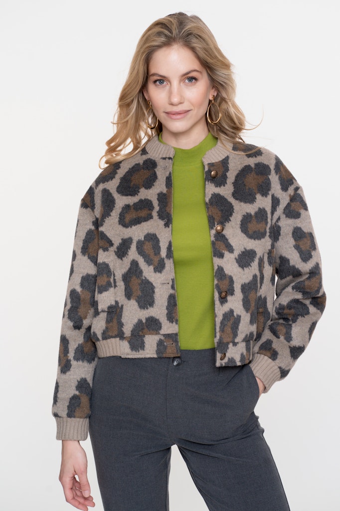 Bomber Jacket - Bruin Dessin