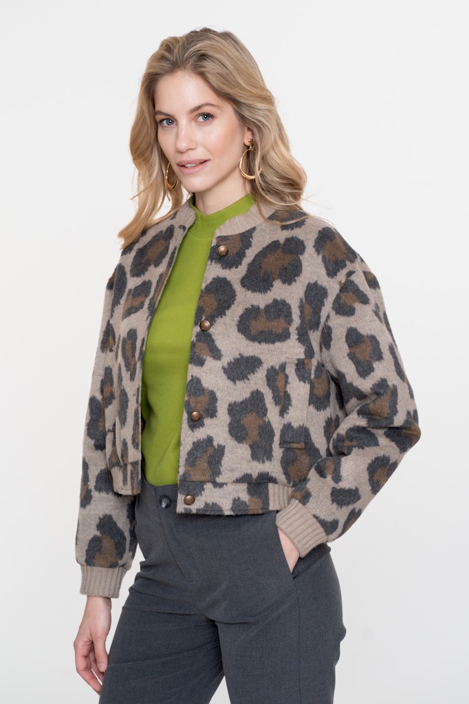 Bomber Jacket - Bruin Dessin