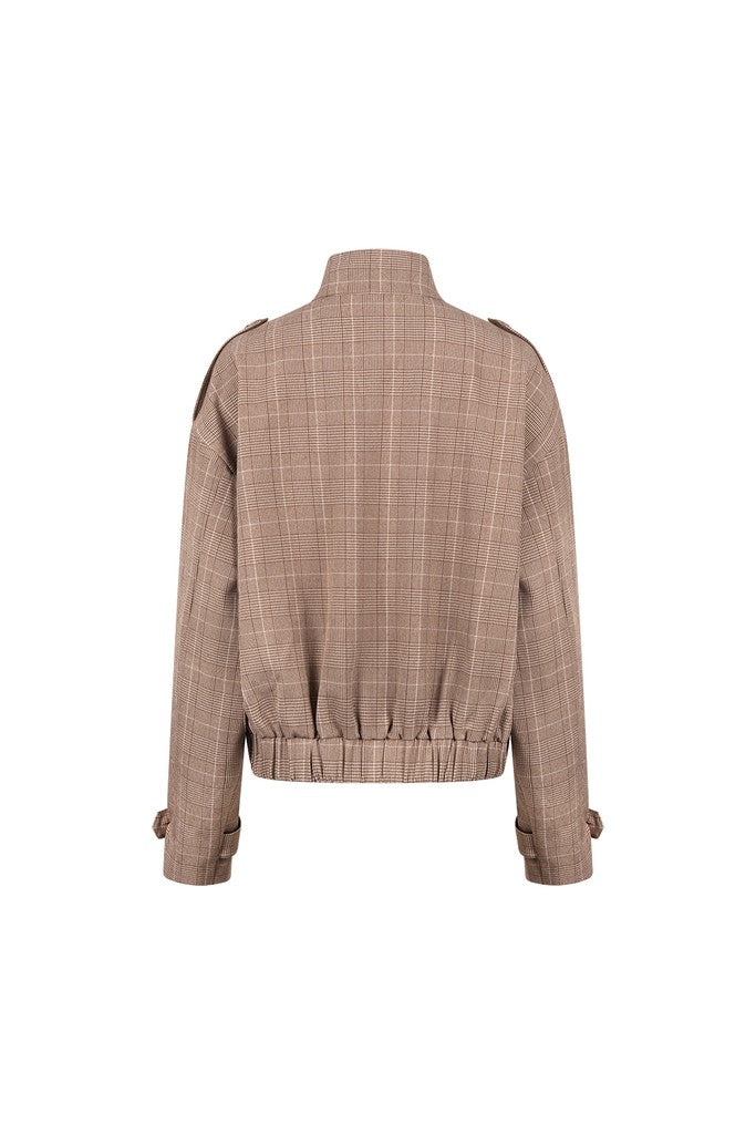 Hope Jacket Check - Bruin Dessin
