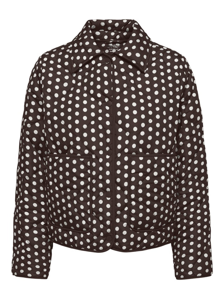 Onldottie Quilt Aop Jacket Cc Otw - Bruin Dessin