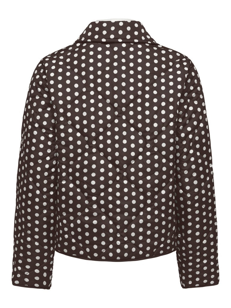 Onldottie Quilt Aop Jacket Cc Otw - Bruin Dessin