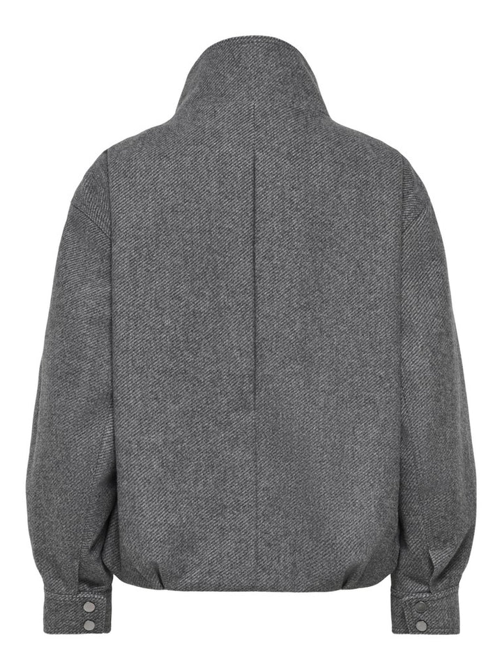 Onlasta High Collar Bomber Jacket Otw - Grijs