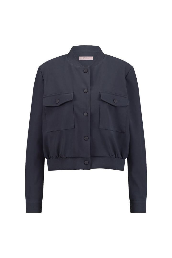 Benja Bonded Jacket - Antraciet